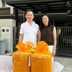 งานทำบุญประจำปี เนื่องในโอกาสวันขึ้นปีใหม่ 2567 ของลูกบ้าน ATRIA สาทร-สาธุประดิษฐ์