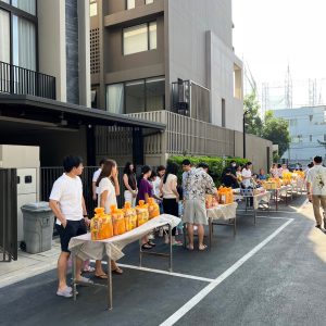 งานทำบุญประจำปี เนื่องในโอกาสวันขึ้นปีใหม่ 2567 ของลูกบ้าน ATRIA สาทร-สาธุประดิษฐ์